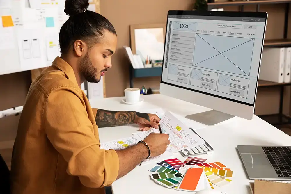 Human creativity in web design